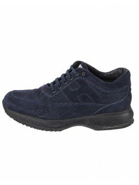 Hogan Interactive Luxury Navy Suede Sneakers | Men's 8.5